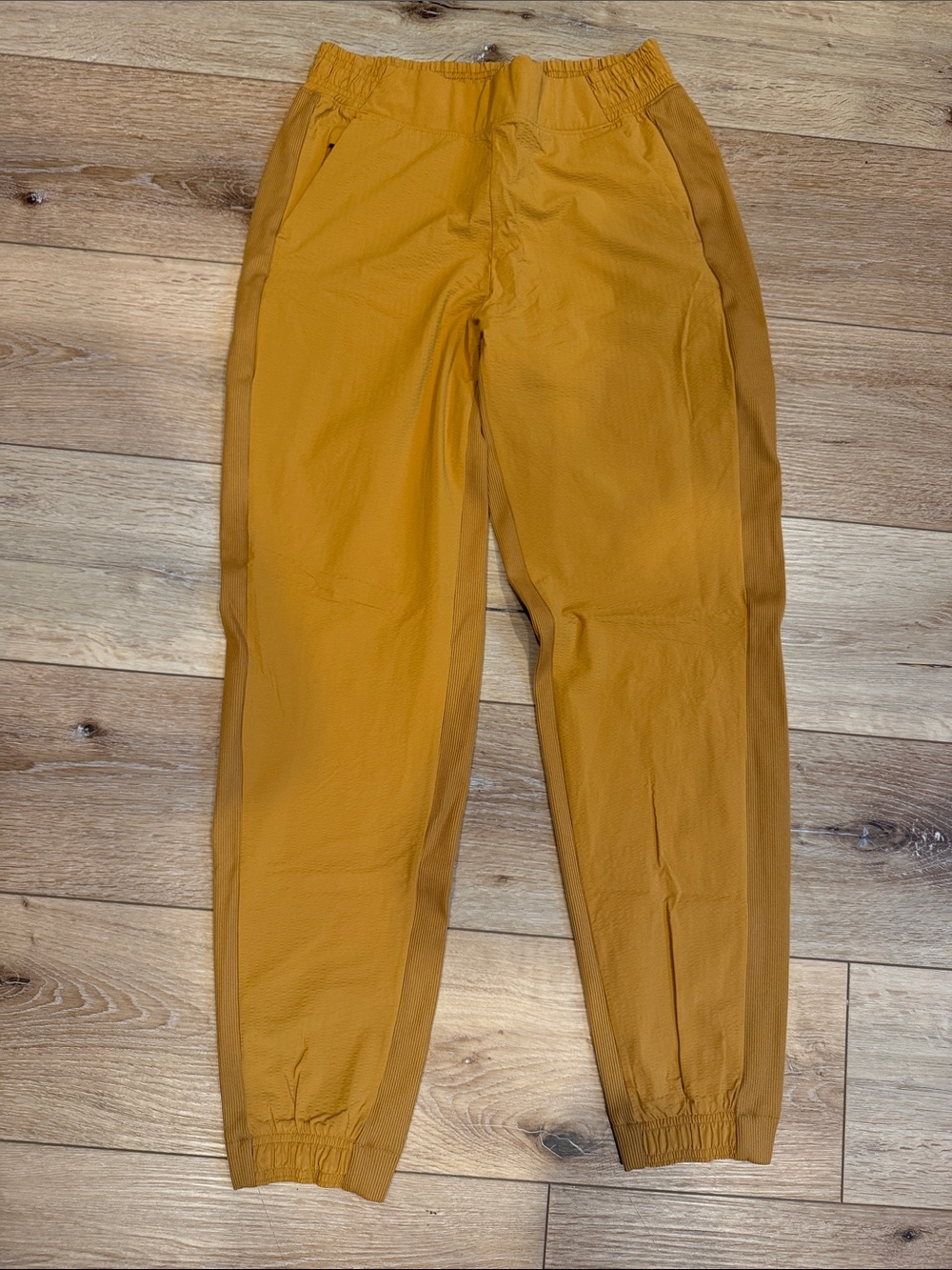 Athleta Brooklyn Mustard Jogger Pants - Casual Elastic Waist